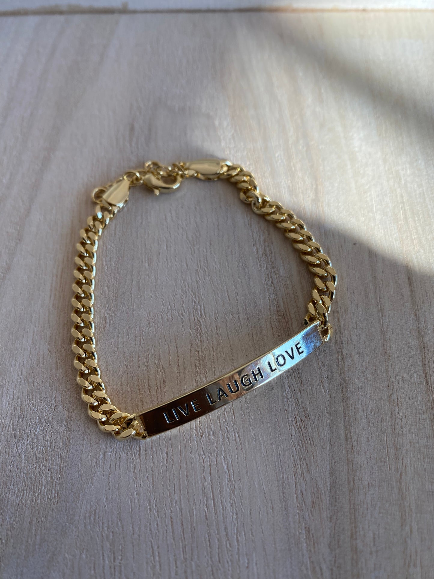 Live,Laugh,Love bracelet